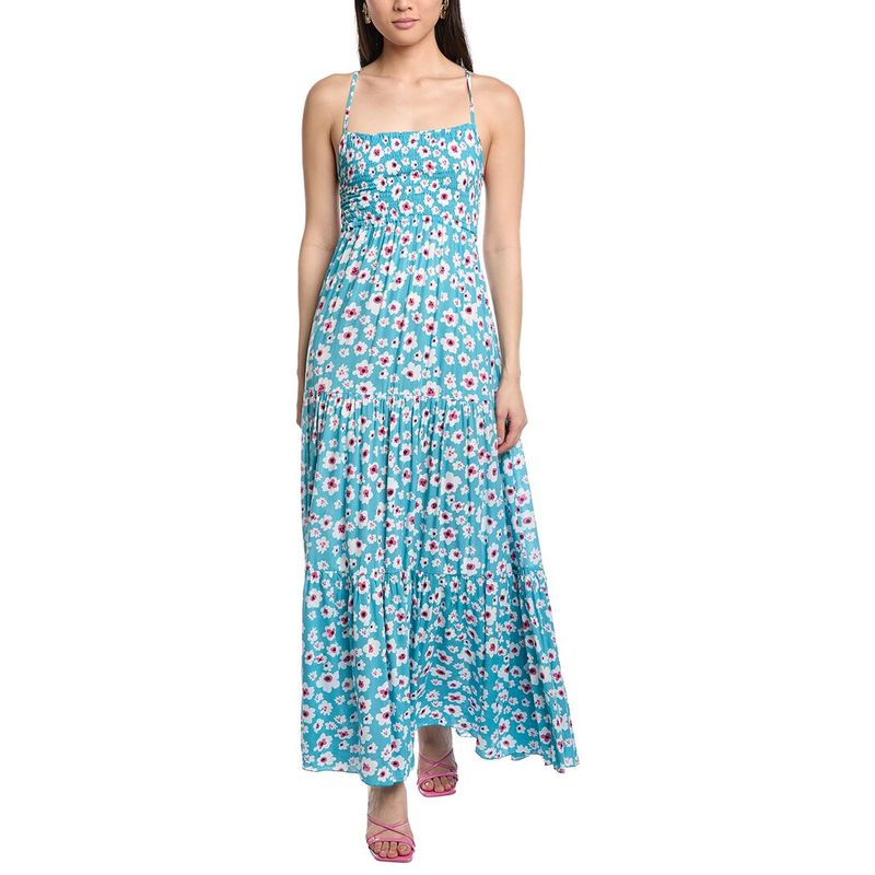 Tiare Hawaii Womens Kailani Maxi Dress, Blue